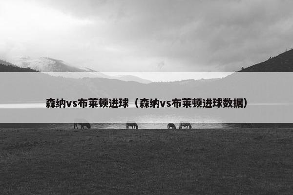 森纳vs布莱顿进球（森纳vs布莱顿进球数据）