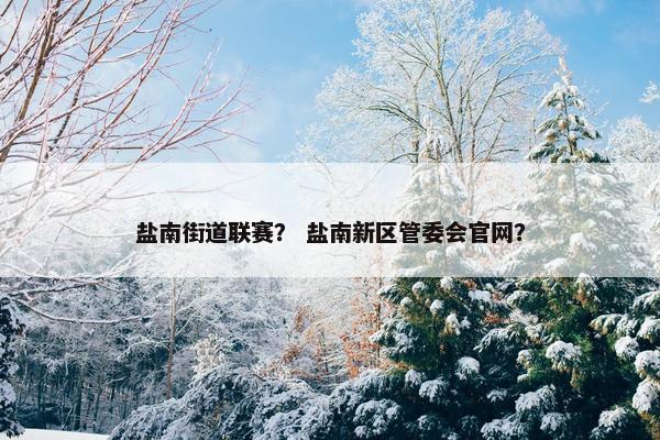 盐南街道联赛? 盐南新区管委会官网? 盐南街道联赛? 盐南新区管委会官网?