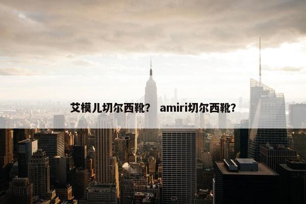 艾模儿切尔西靴？ amiri切尔西靴？