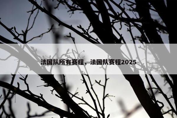 法国队所有赛程，法国队赛程2025