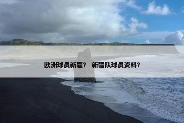 欧洲球员新疆？ 新疆队球员资料？