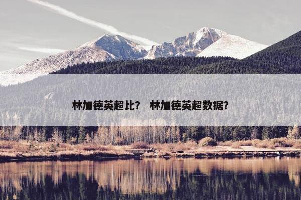 林加德英超比？ 林加德英超数据？