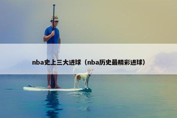 nba史上三大进球（nba历史最精彩进球）