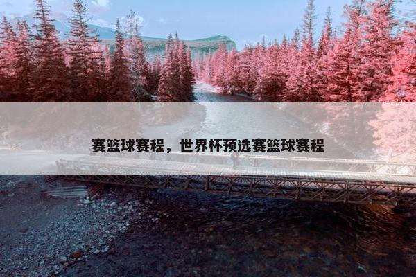 赛篮球赛程，世界杯预选赛篮球赛程