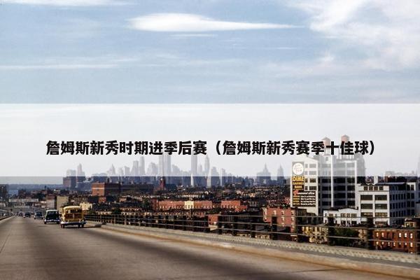 詹姆斯新秀时期进季后赛（詹姆斯新秀赛季十佳球）