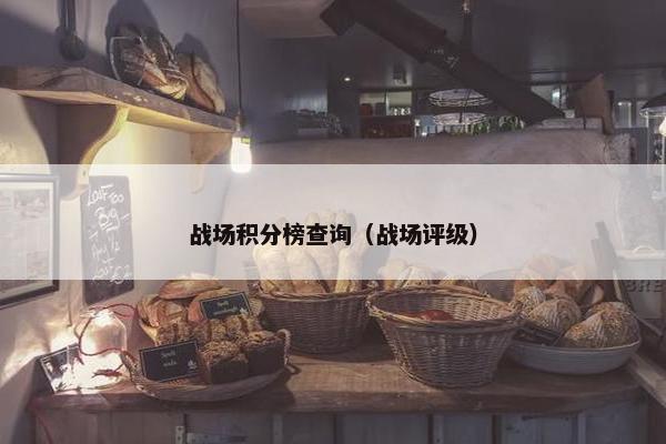 战场积分榜查询（战场评级）
