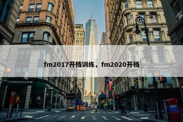 fm2017开档训练，fm2020开档