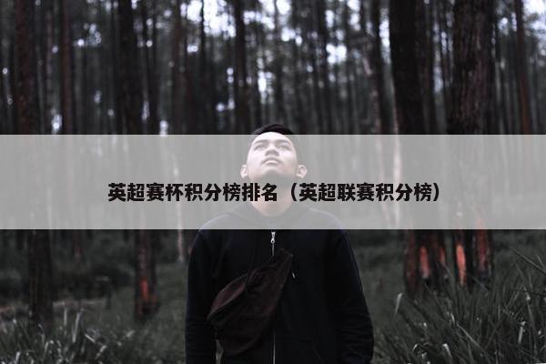 英超赛杯积分榜排名（英超联赛积分榜）