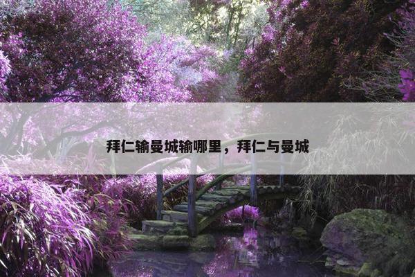 拜仁输曼城输哪里，拜仁与曼城