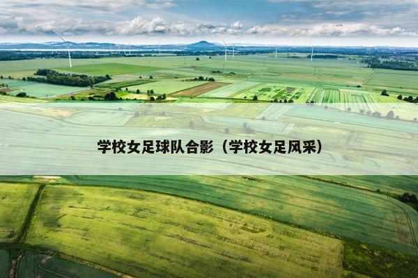 学校女足球队合影（学校女足风采）
