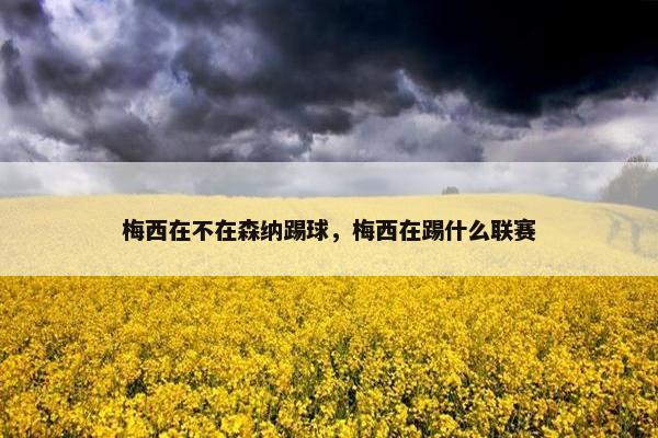 梅西在不在森纳踢球，梅西在踢什么联赛