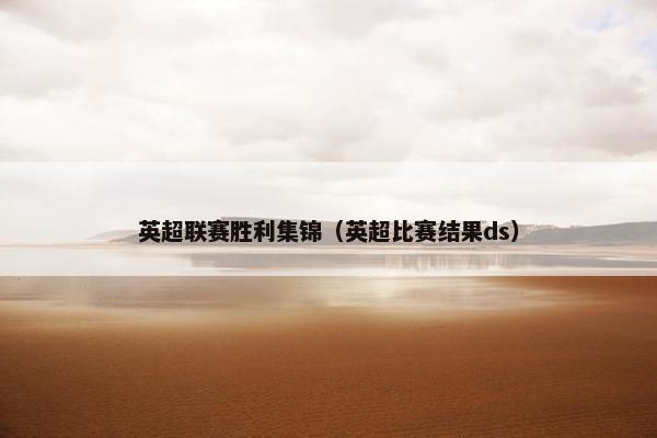 英超联赛胜利集锦（英超比赛结果ds）