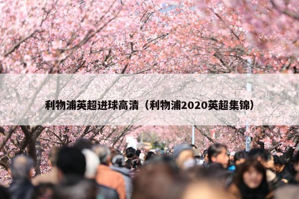 利物浦英超进球高清（利物浦2020英超集锦）