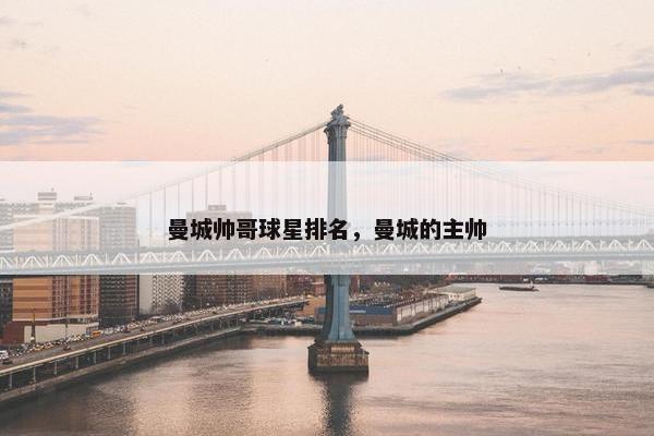 曼城帅哥球星排名，曼城的主帅