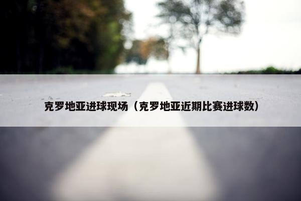 克罗地亚进球现场（克罗地亚近期比赛进球数）