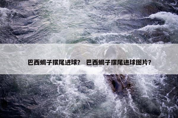 巴西蝎子摆尾进球？ 巴西蝎子摆尾进球图片？