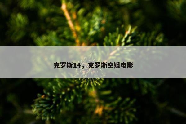 克罗斯14，克罗斯空姐电影