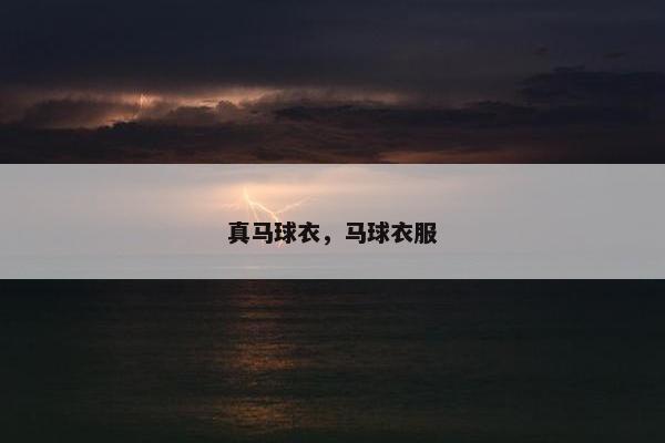 真马球衣，马球衣服