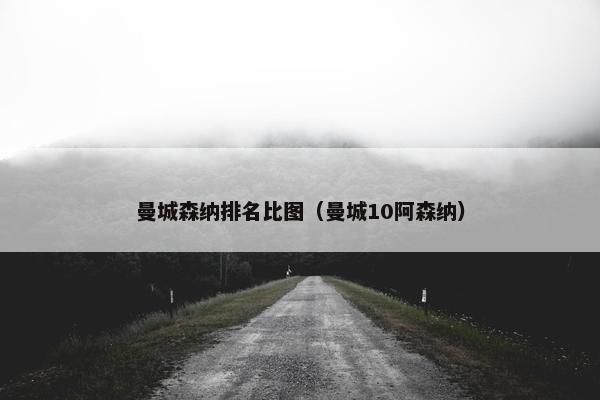 曼城森纳排名比图（曼城10阿森纳）