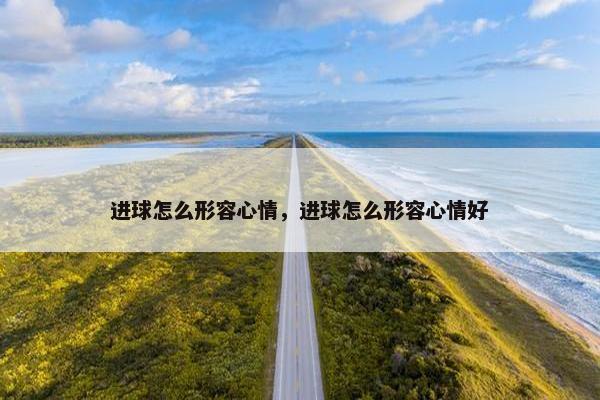 进球怎么形容心情，进球怎么形容心情好