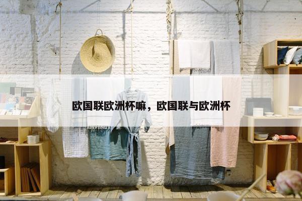 欧国联欧洲杯嘛，欧国联与欧洲杯