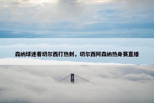 森纳球迷看切尔西打热刺，切尔西阿森纳热身赛直播