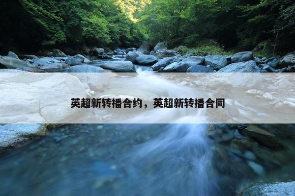 英超新转播合约，英超新转播合同