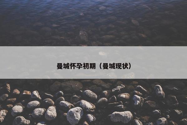 曼城怀孕初期（曼城现状）