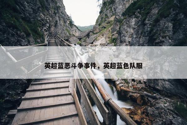 英超蓝恶斗争事件，英超蓝色队服