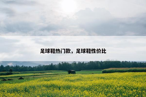 足球鞋热门款，足球鞋性价比