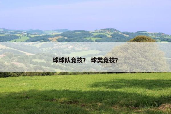 球球队竞技？ 球类竞技？
