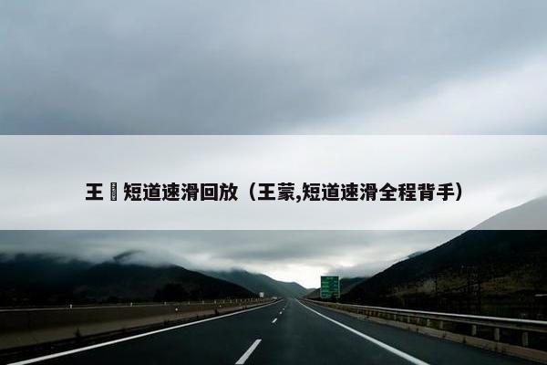 王濛短道速滑回放（王蒙,短道速滑全程背手）